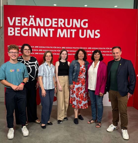 Die Delegation der NiederbayernSPD beim Bundesparteitag in Berlin